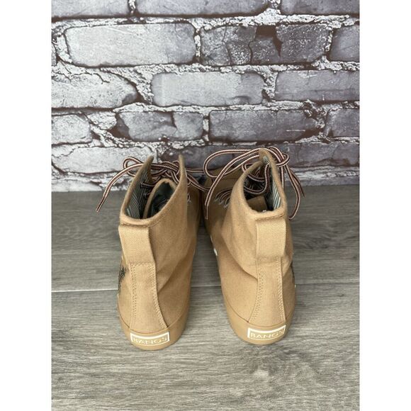 BANGS Shoes Hi Top Carolina Trees Rust Black High Top Sneakers Women 8.5M US/39 - Picture 5 of 16